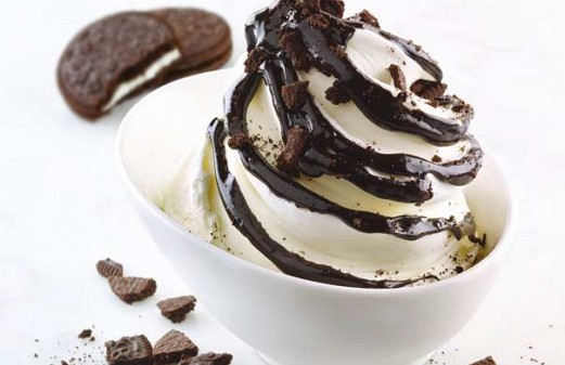 Sladoled Orfeo - čokoladni sladoled z Oreo piškotki